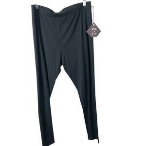 Ava & Viv NWT Women's High-Waisted Slim Fit Leggings in Black Size XXL (17)